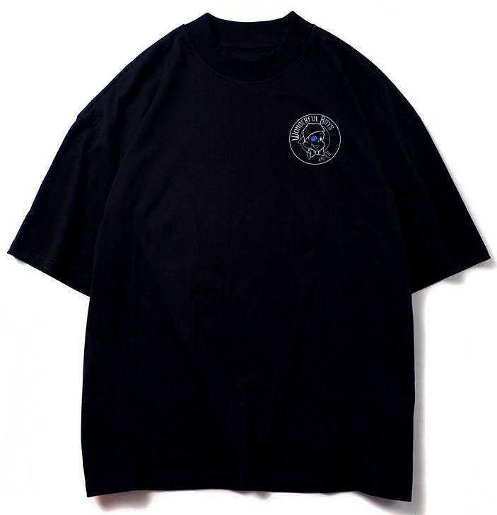 classic logo black tee