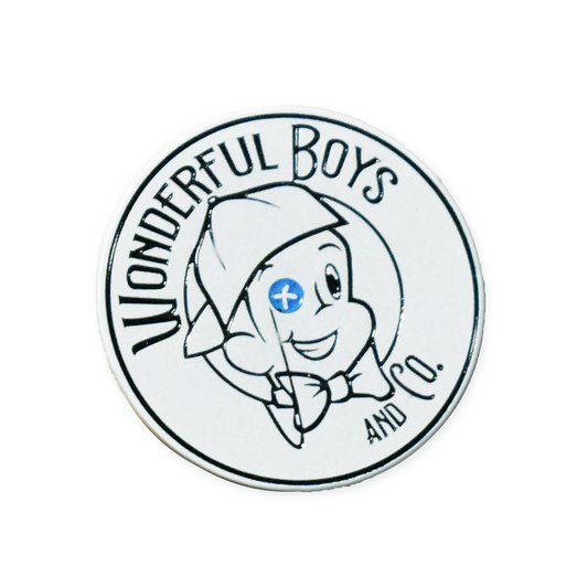 classic logo enamel pin